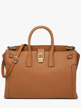 Handtassen L Equestre Leder Etrier Bruin equestre EEQT142L